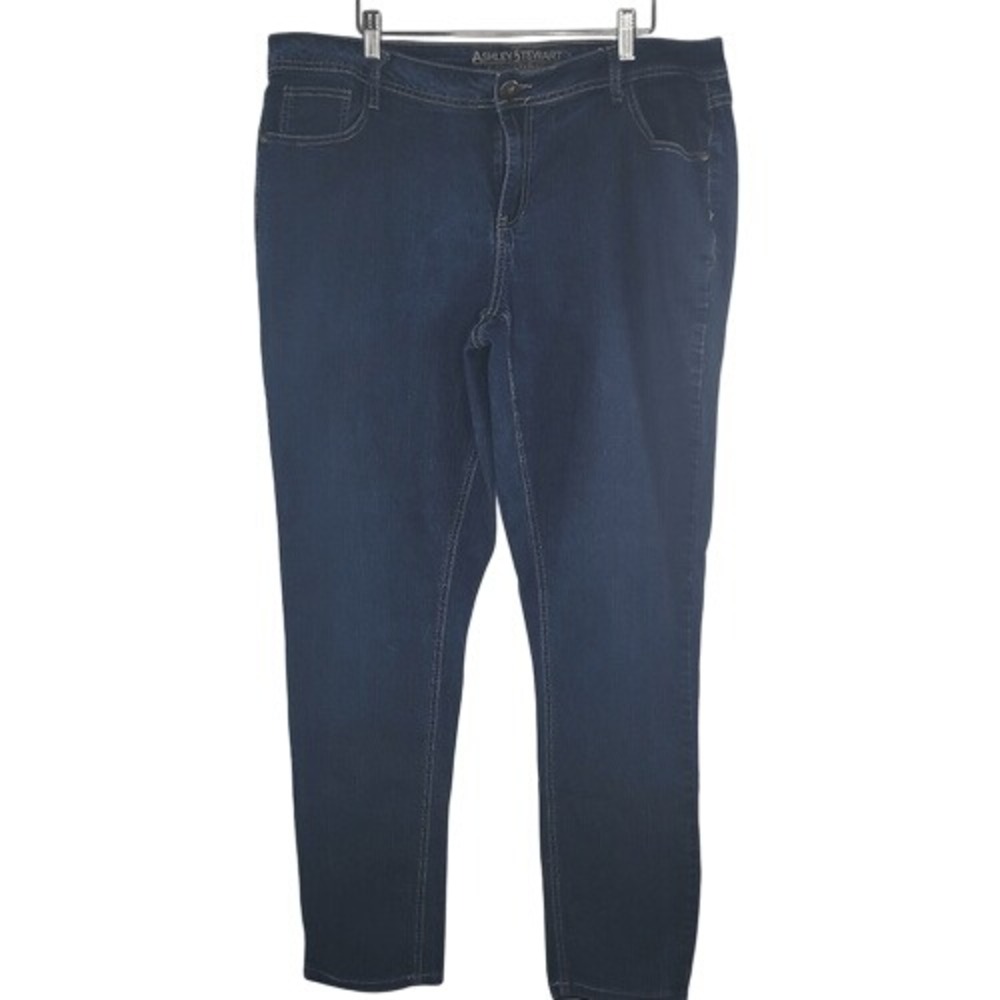Ashley Stewart Average Skinny‎ Blue Jeans